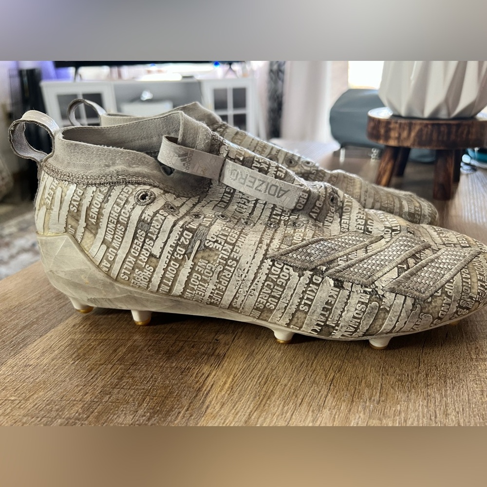 Well loved Men’s Adizero Soccer Cleats size 10.5